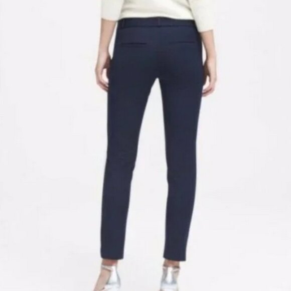 NWT Banana Republic Sloan Navy Blue Ankle Pants Size 4 - Picture 2 of 13